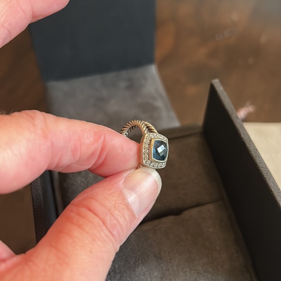 David Yurman PetiteAlbion ring 7mm, with original box and pouch. - Picture 8 of 8